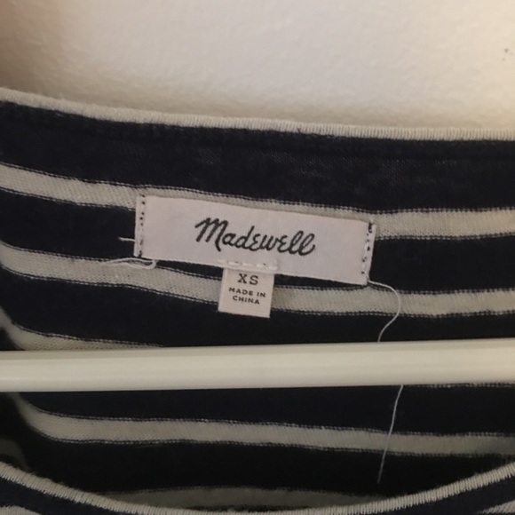 Madewell Short Sleeve Striped Shirt - Picture 4 of 4